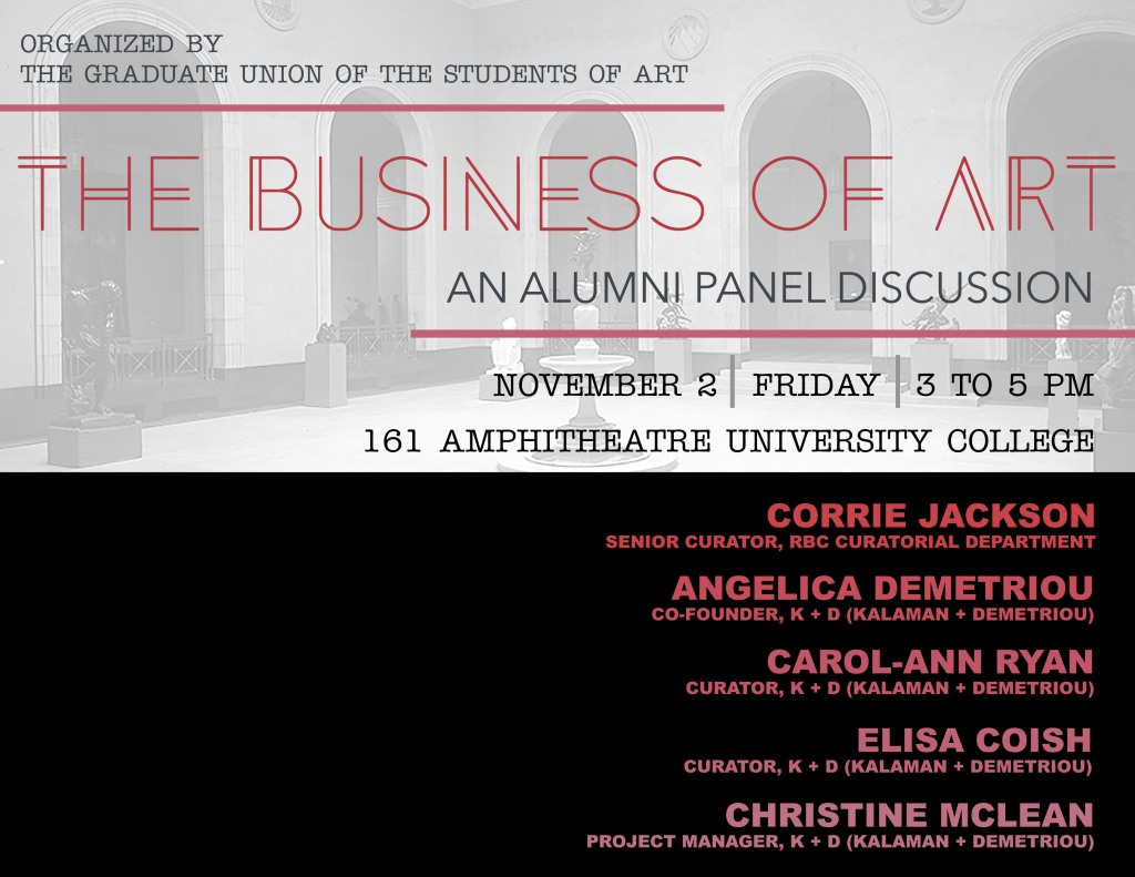 Event Poster: The Business of Art